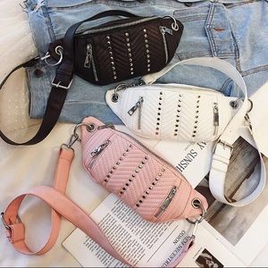 💗 Luxee Ville Tiffani White Sling Crossbody Bag